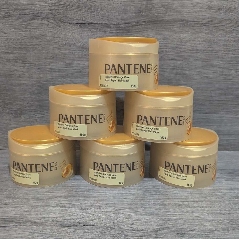 Lot of 6 Pantene Pro-V Intensive Damage Care Deep Repair Hair Mask 150g